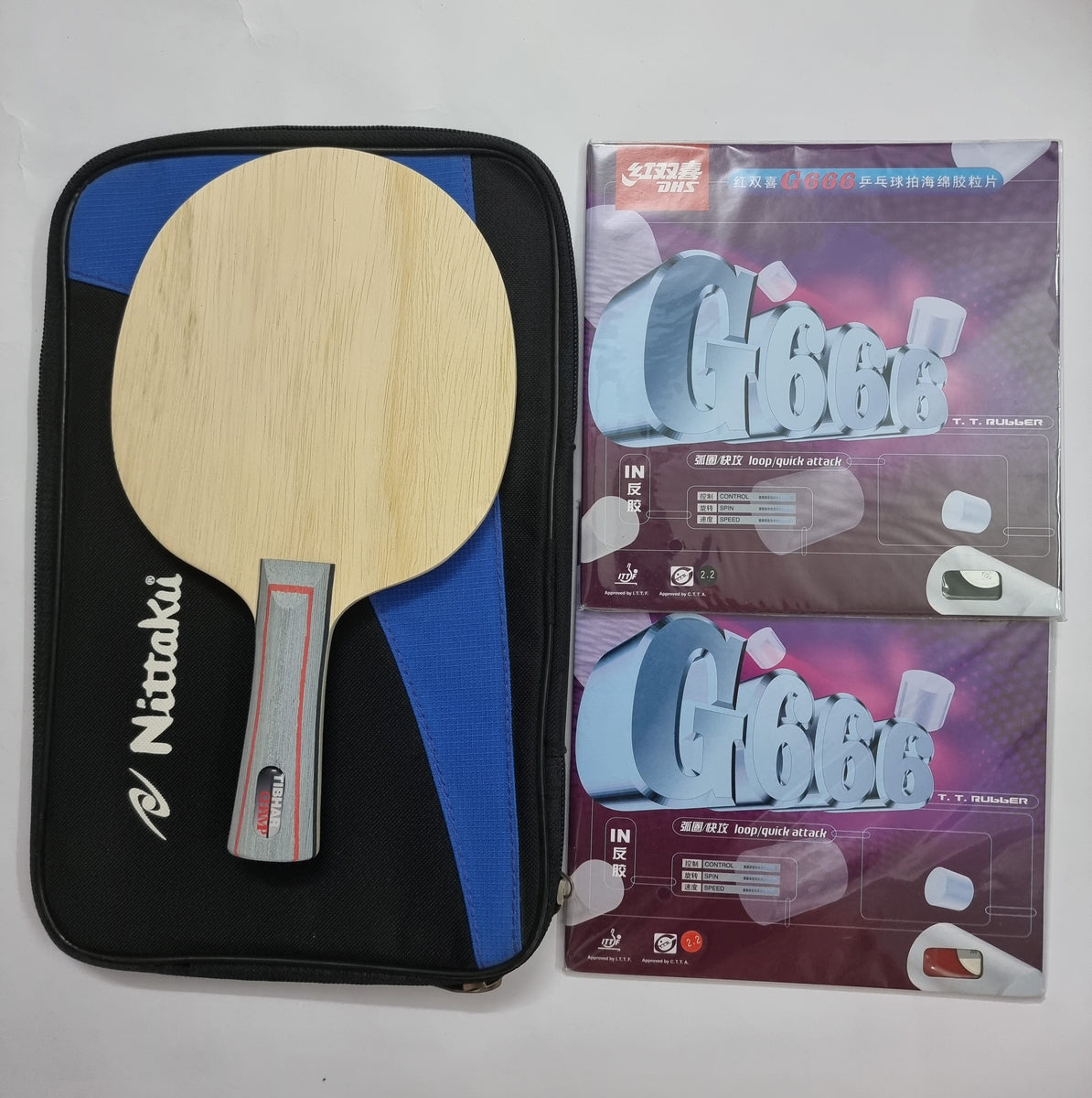 Basic Level 3 Table Tennis Customised Bat World of Table Tennis Store