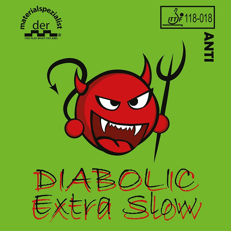 Der-materialspezialist Diabolic Extra Slow - Anti-Top Table Tennis Rubber