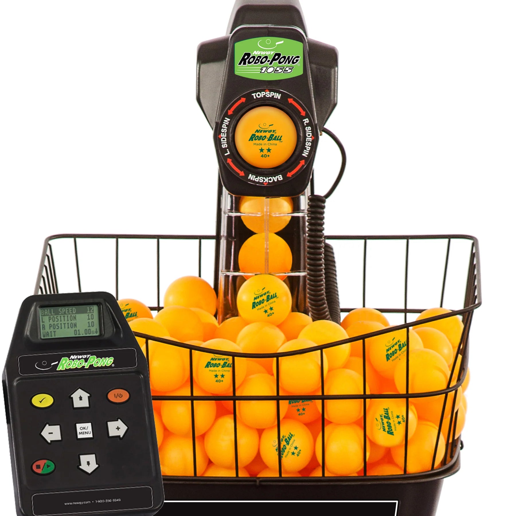 Newgy Robo-Pong 1055 Table Tennis Robot – World of Table Tennis Store