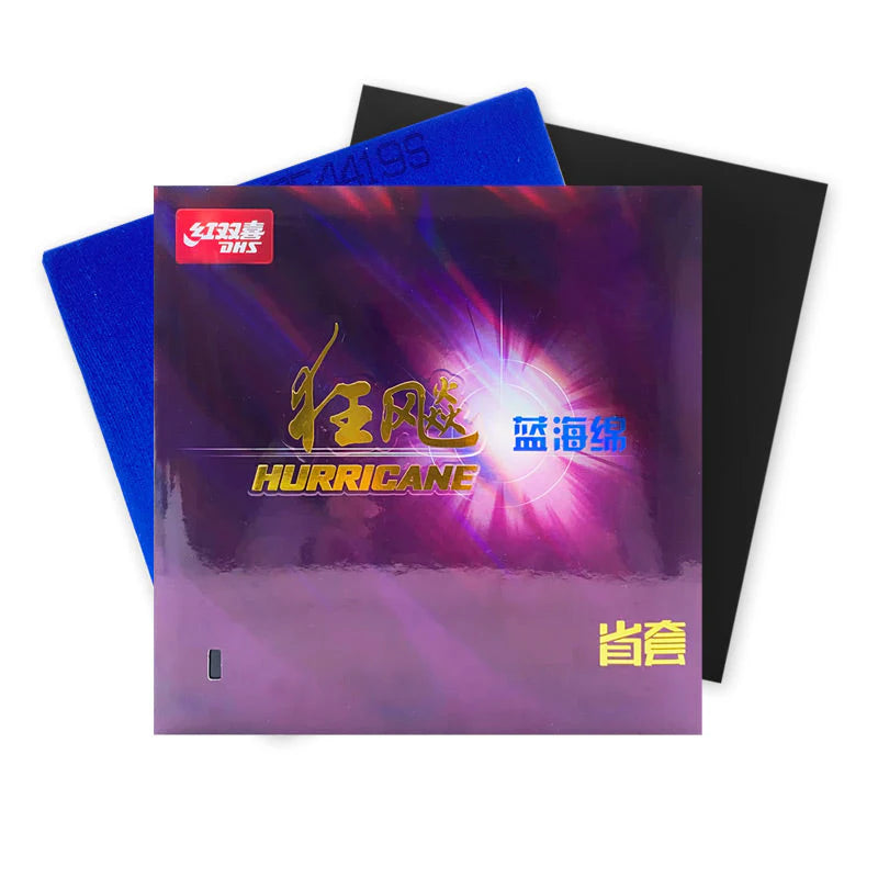 DHS Hurricane 3 Provincial Edition Blue Sponge Table Tennis Rubber