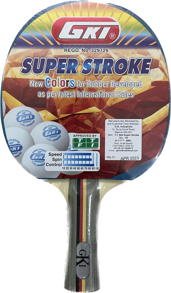 GKI Super Stroke Table Tennis Racket World of Table Tennis Store