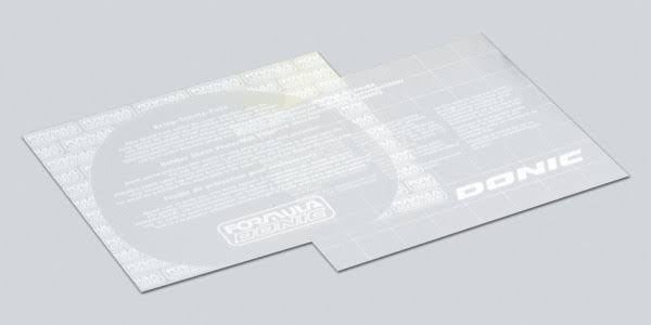 Donic Table Tennis Rubber Protection Sheet - (Single Sheet)