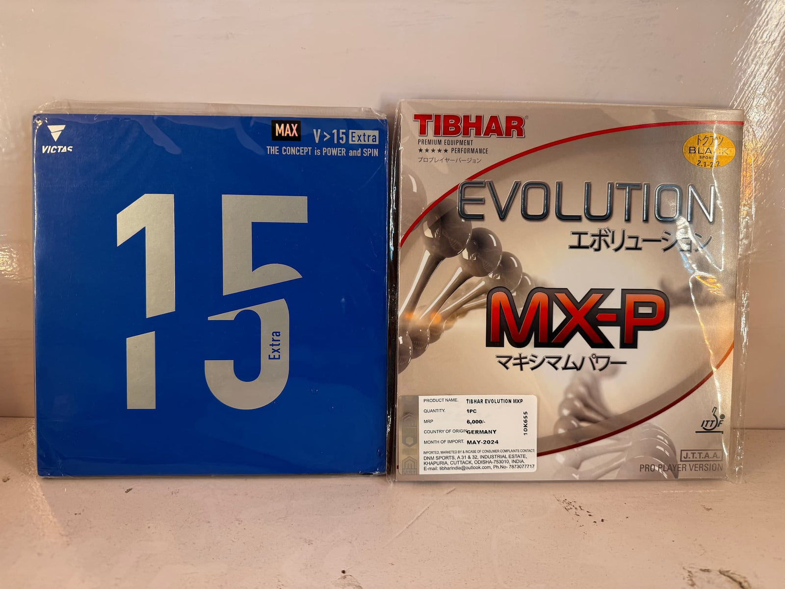 Victas V15 Extra vs Tibhar MXP: Which Offers Better Spin Speed?