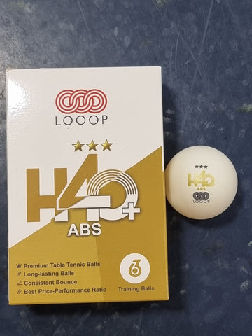 LOOOP 3 Star H40+ ABS Table Tennis Balls