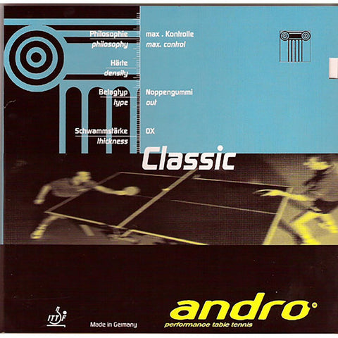 Andro Classic Table Tennis Rubber