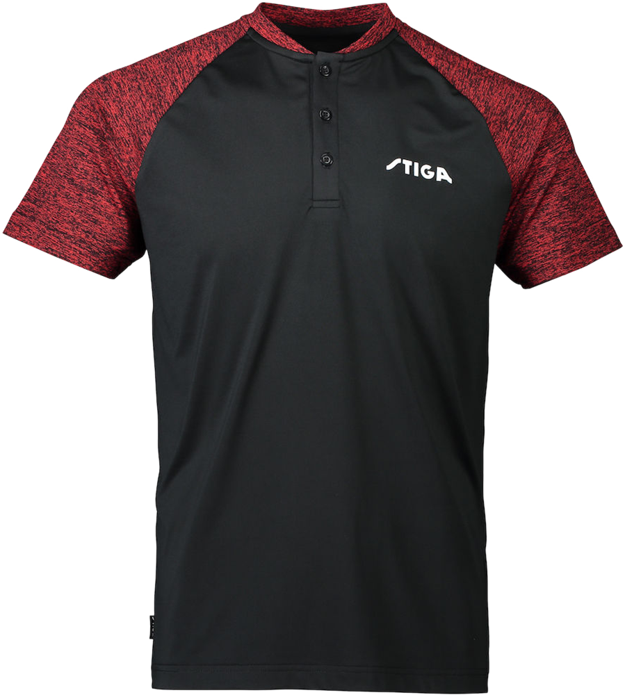 Stiga Team T-Shirt (Dry Fit) - Black/ Green