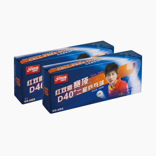 DHS D40+ 2 Star Table Tennis Balls (Pack of 10)