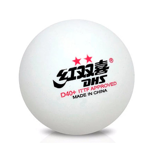 DHS D40+ 2 Star Table Tennis Balls (Pack of 10)