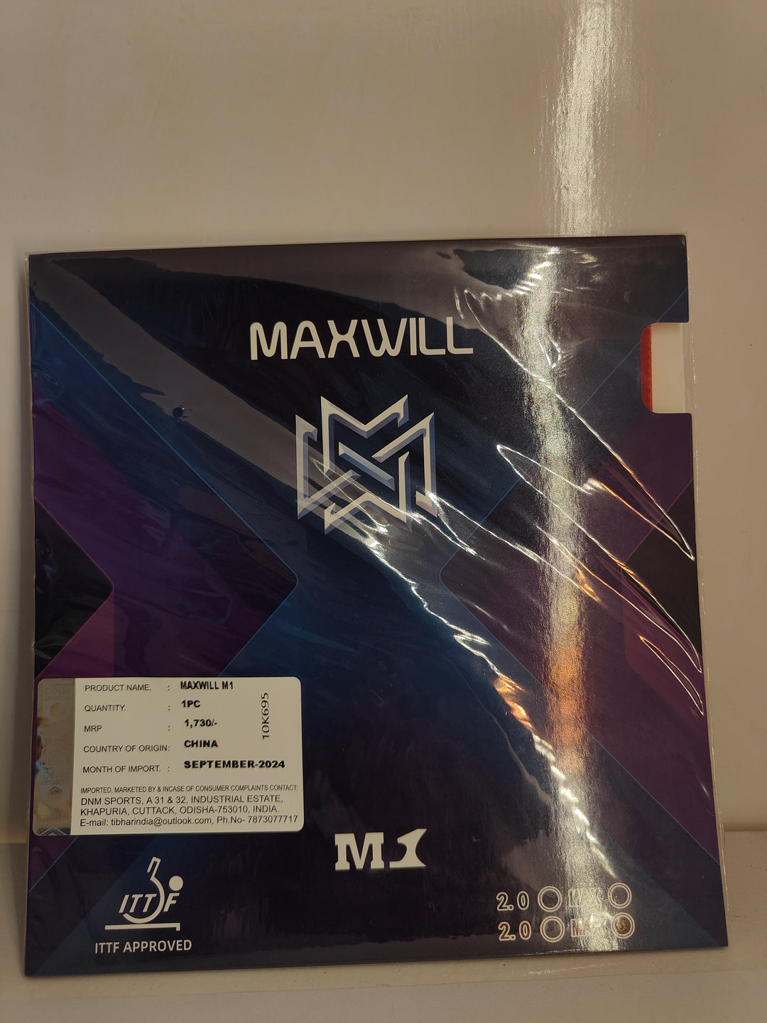 MAXWILL M1 Table tennis rubber