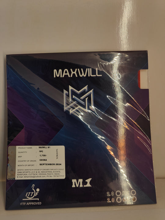 MAXWILL M1 Table tennis rubber