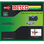 KTR Metco Mark - I Table Tennis Post & Net Set