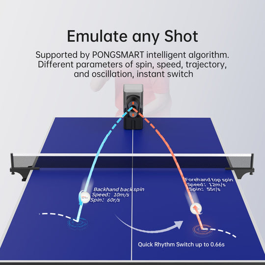 PONGBOT NOVA S PRO Table Tennis Serving Robot