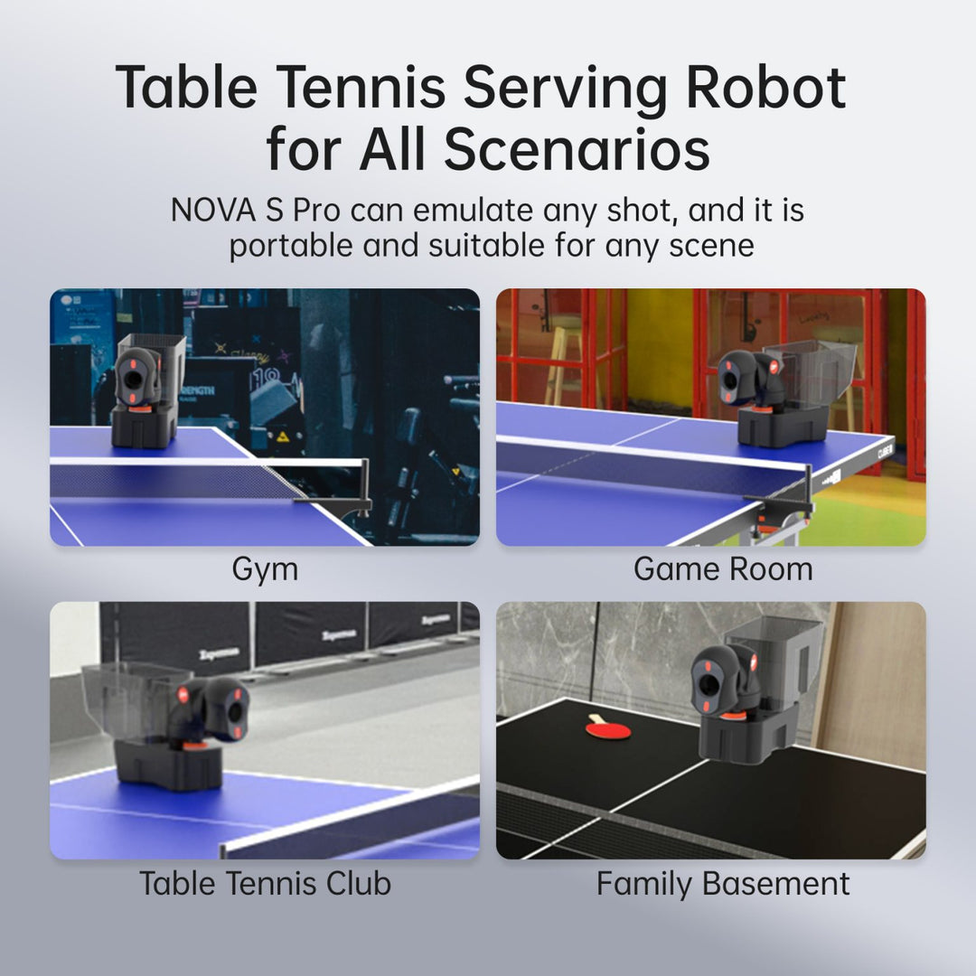 PONGBOT NOVA S PRO Table Tennis Serving Robot