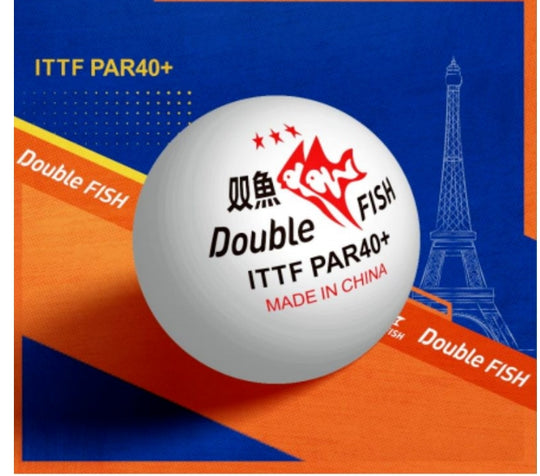 Double Fish PAR40+ 3 Star ITTF (Seam) Table Tennis Balls - Official Olympics Paris 2024 Balls