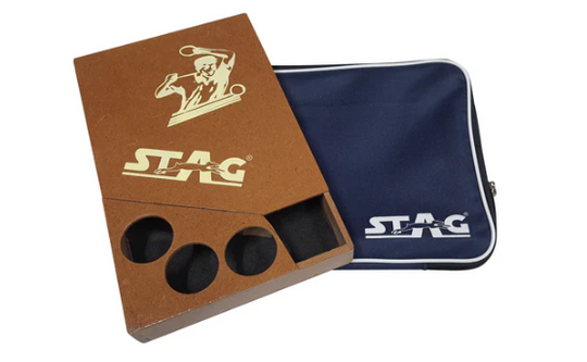 Stag Table Tennis Wooden Case (Colors may vary)