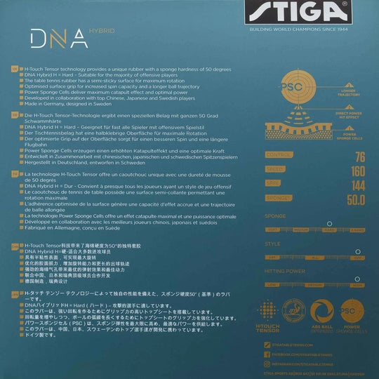 Stiga DNA Hybrid H Table Tennis Rubber