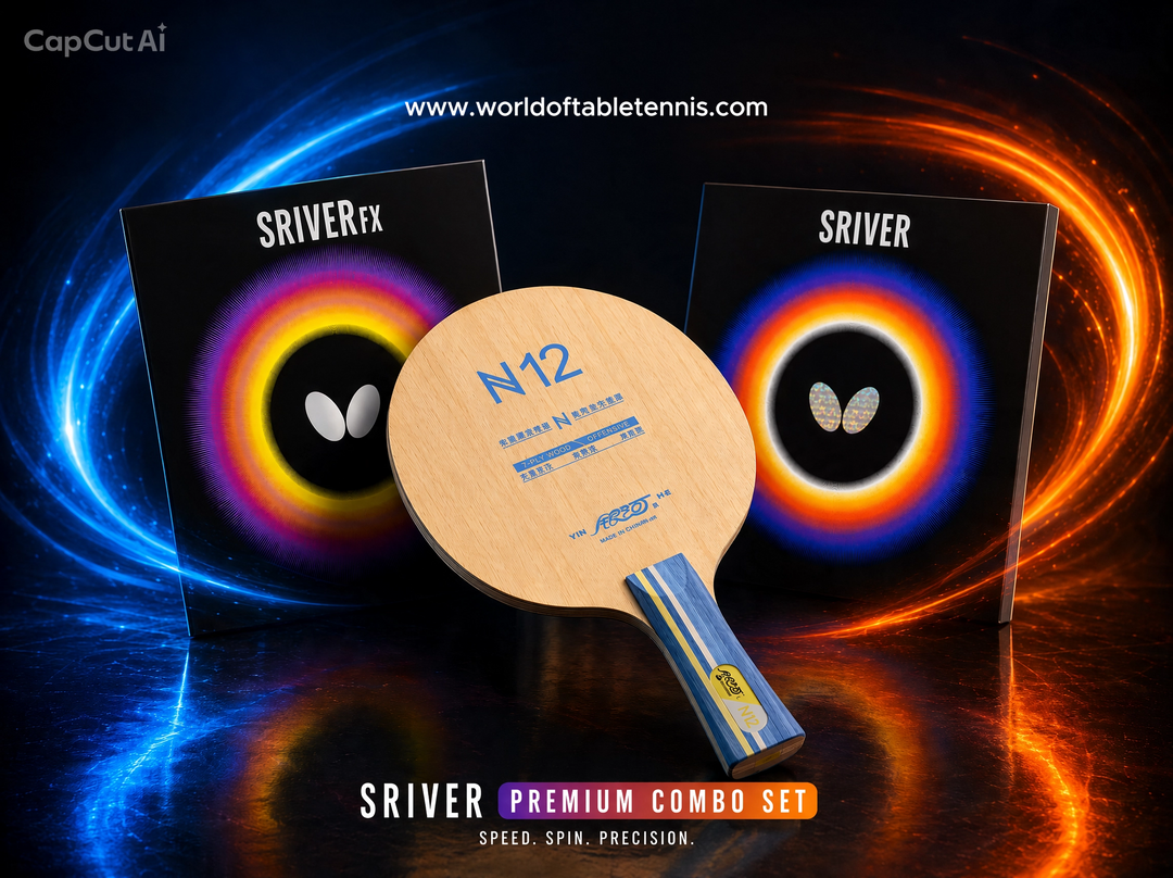 Butterfly Sriver Premium Table Tennis Combo Set