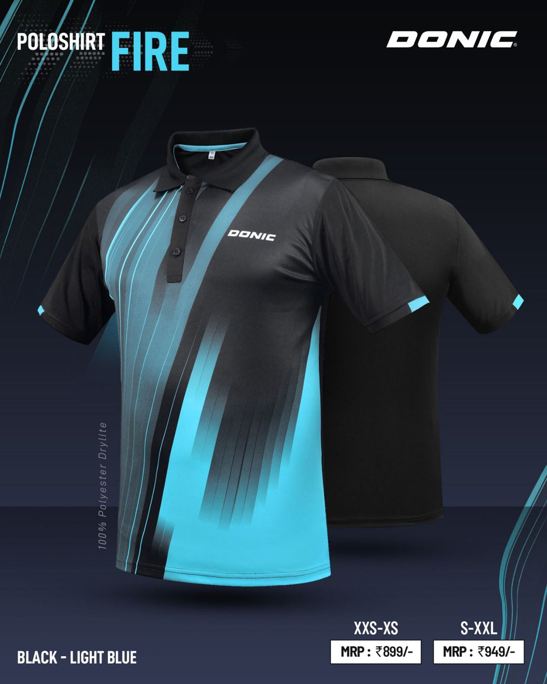 Donic Poloshirt Fire