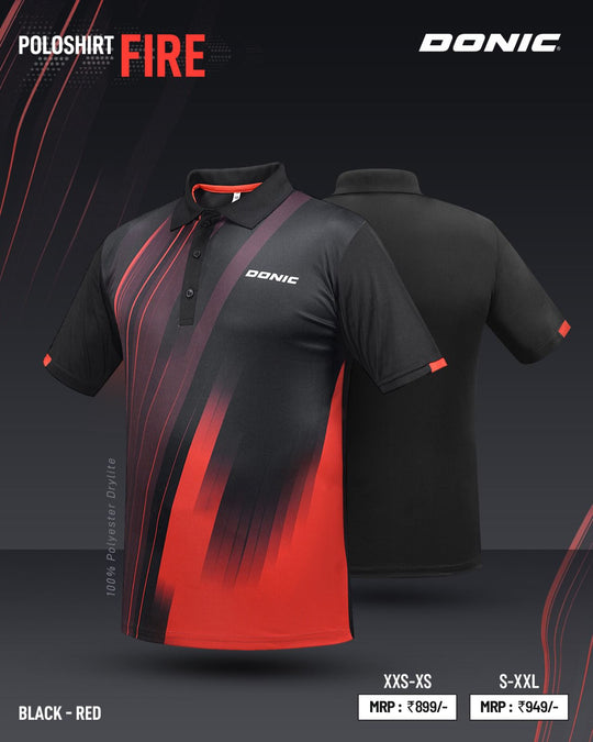 Donic Poloshirt Fire