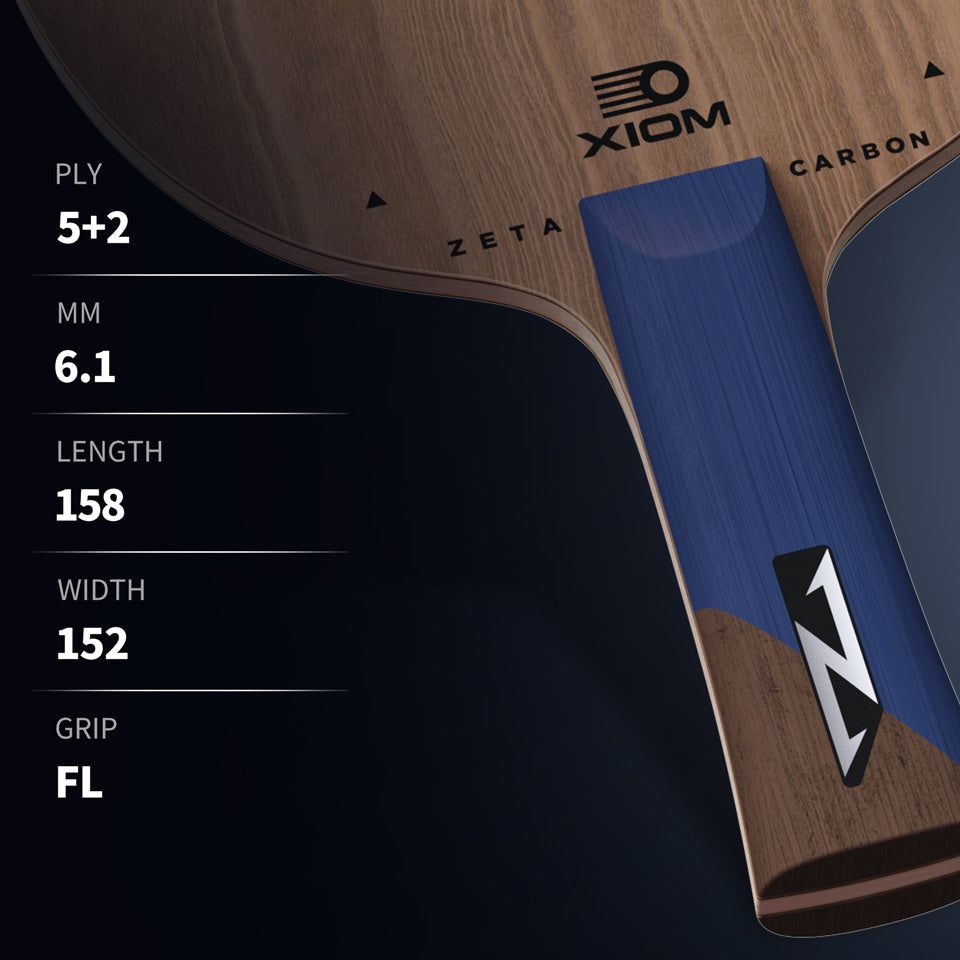 Xiom Zeta Offensive+ Carbon Table Tennis Blade