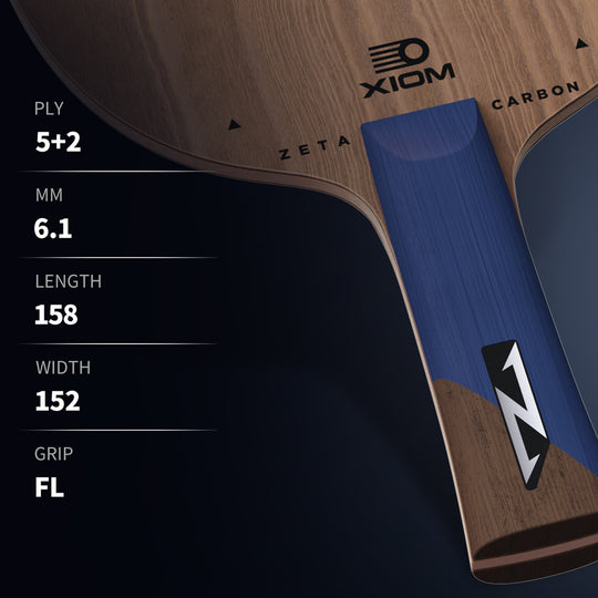 Xiom Zeta Offensive+ Carbon Table Tennis Blade