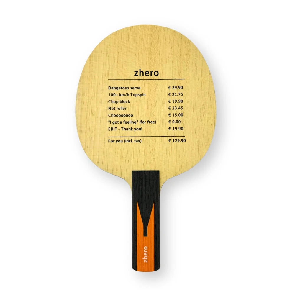 SAUER & TROGER ZHERO - Offensive Table tennis blade