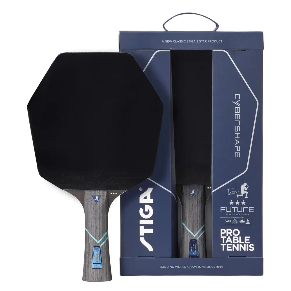 Stiga CYBERSHAPE® Future - 3-Star by Truls Table Tennis Readymade Bat (Pack of 1)