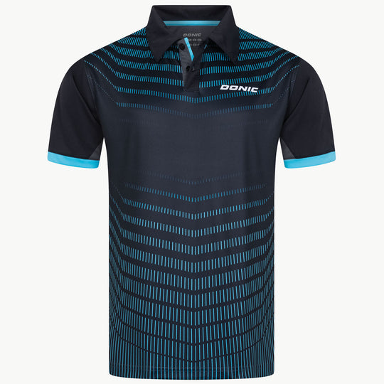 Donic Polo Tshirt Kava Black/Blue