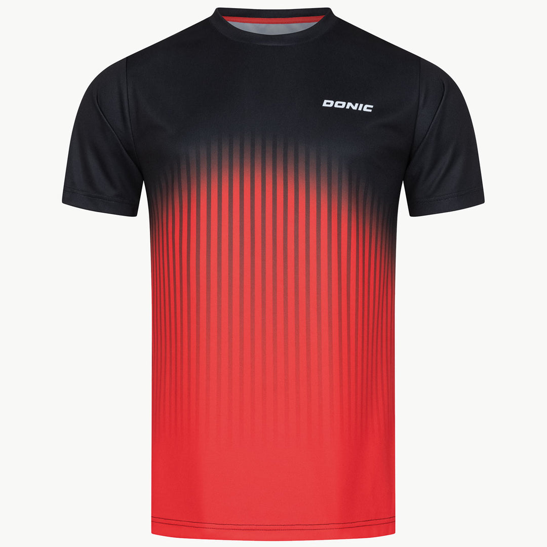 Donic Driva Round Tshirt (Black/Red)