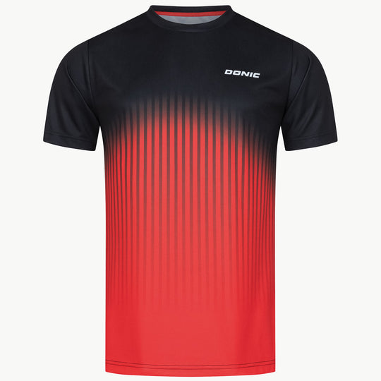 Donic Driva Round Tshirt (Black/Red)
