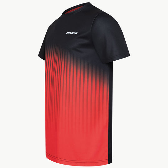 Donic Driva Round Tshirt (Black/Red)