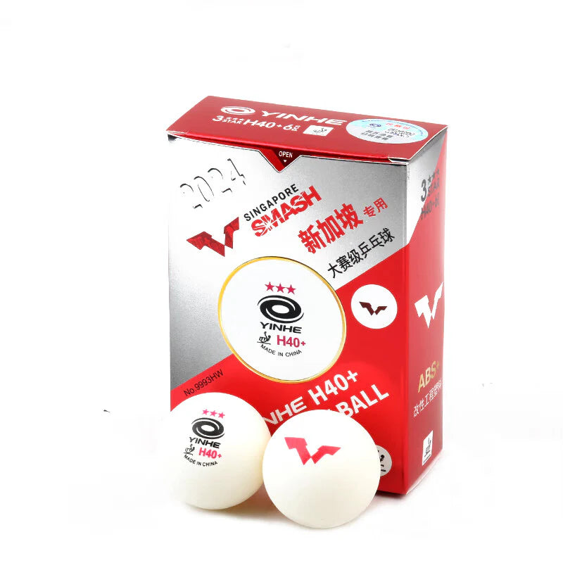 Yinhe H40+ 3-Star WTT Table Tennis Balls - Pack of 6