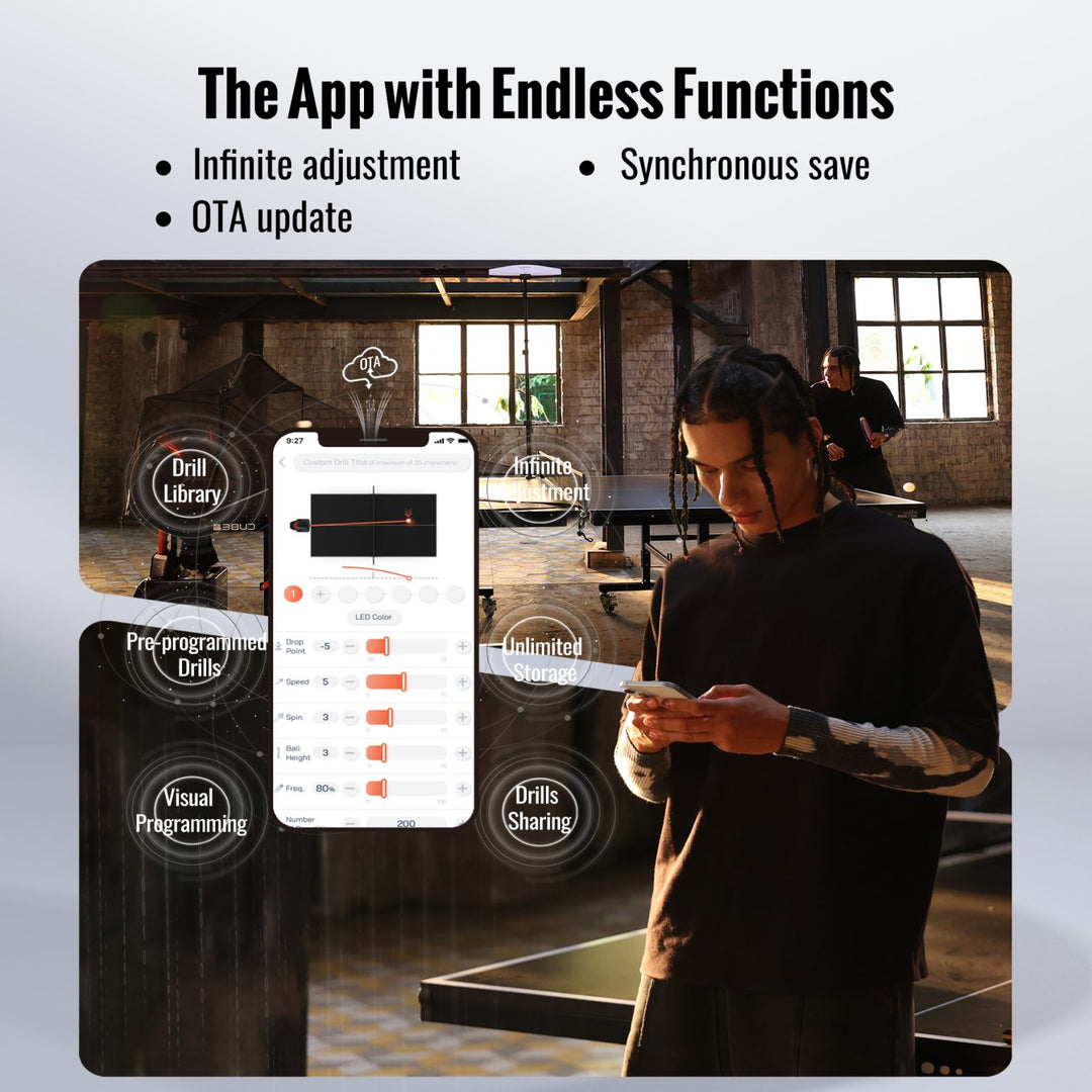 PONGBOT HALO S PRO Table Tennis Serving Robot (Pre-Order)