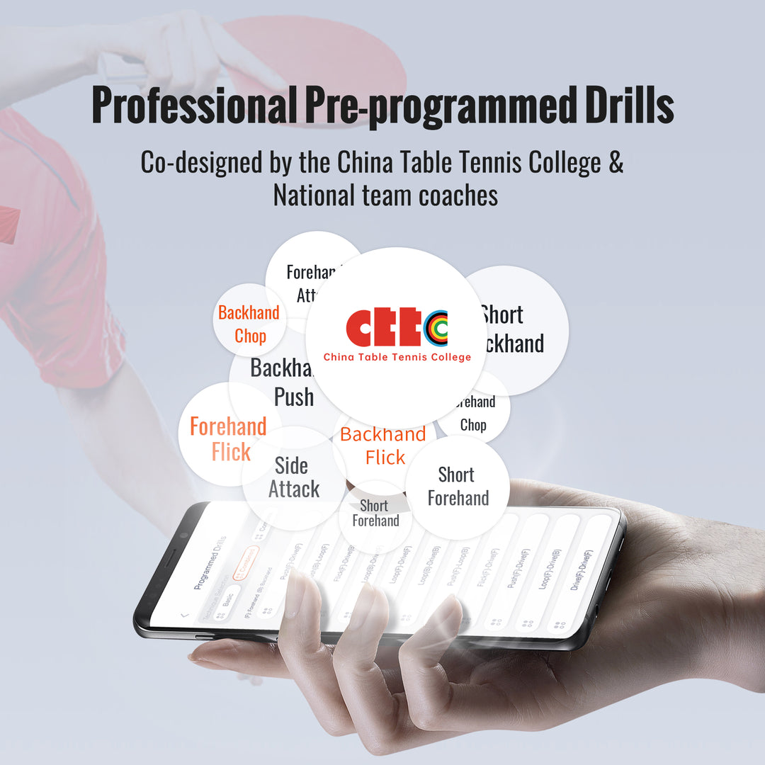 PONGBOT OMNI S PRO Table Tennis Serving Robot