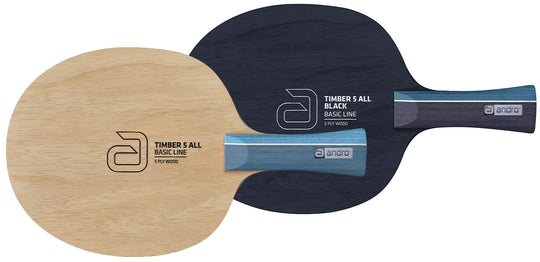 Andro Timber 5 ALL Black Table Tennis Blade