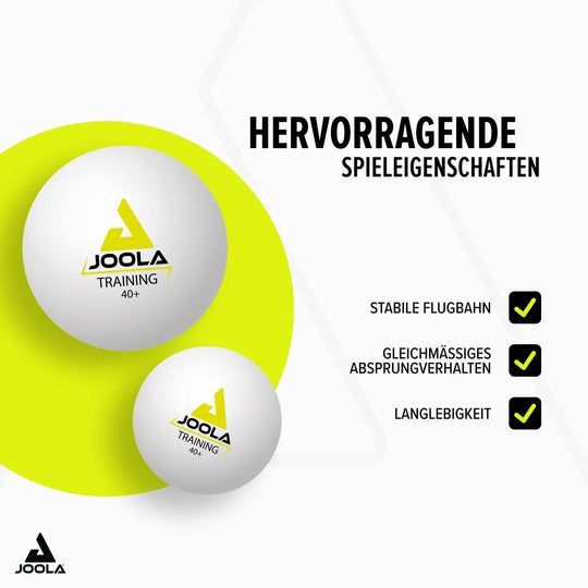JOOLA Table Tennis Balls Training 40+ (Pack of 120)