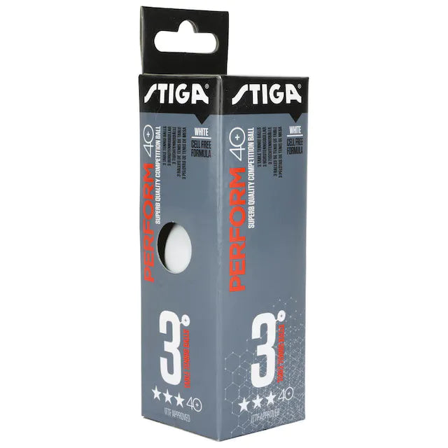 Stiga Perform 3 Star 40+ Table Tennis balls