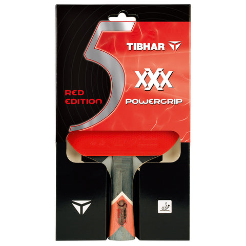 Tibhar XXX Powergrip Red Edition Table Tennis Racket
