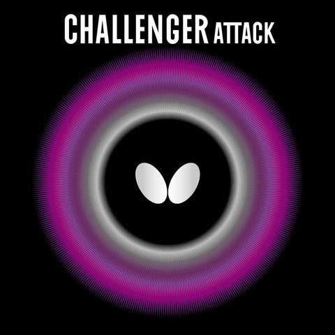 Butterfly Challenger Attack Rubber ( Pimple - out )
